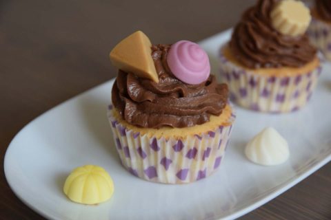 vanilkove cupcakes