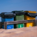 trideni odpadu na plazi
